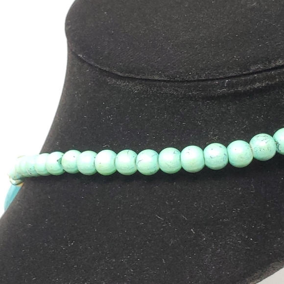 Turquoise Statement Necklace - Picture 15 of 16